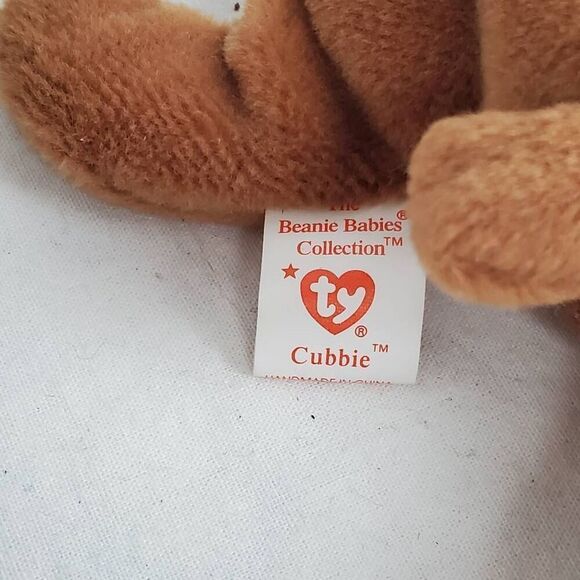 Ty Beanie Baby CUBBY the Bear Stuffed Animal Toy - Picture 4 of 5